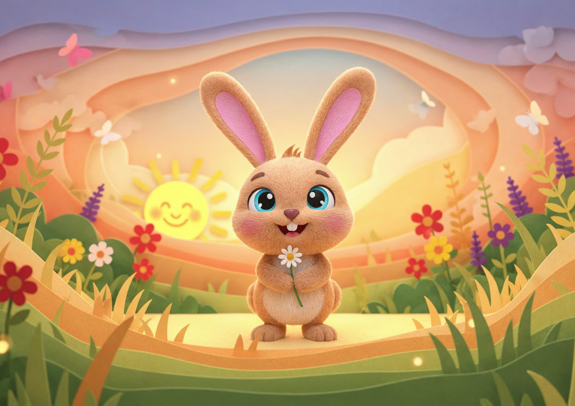 Nyuszi alkonyatkor poszter