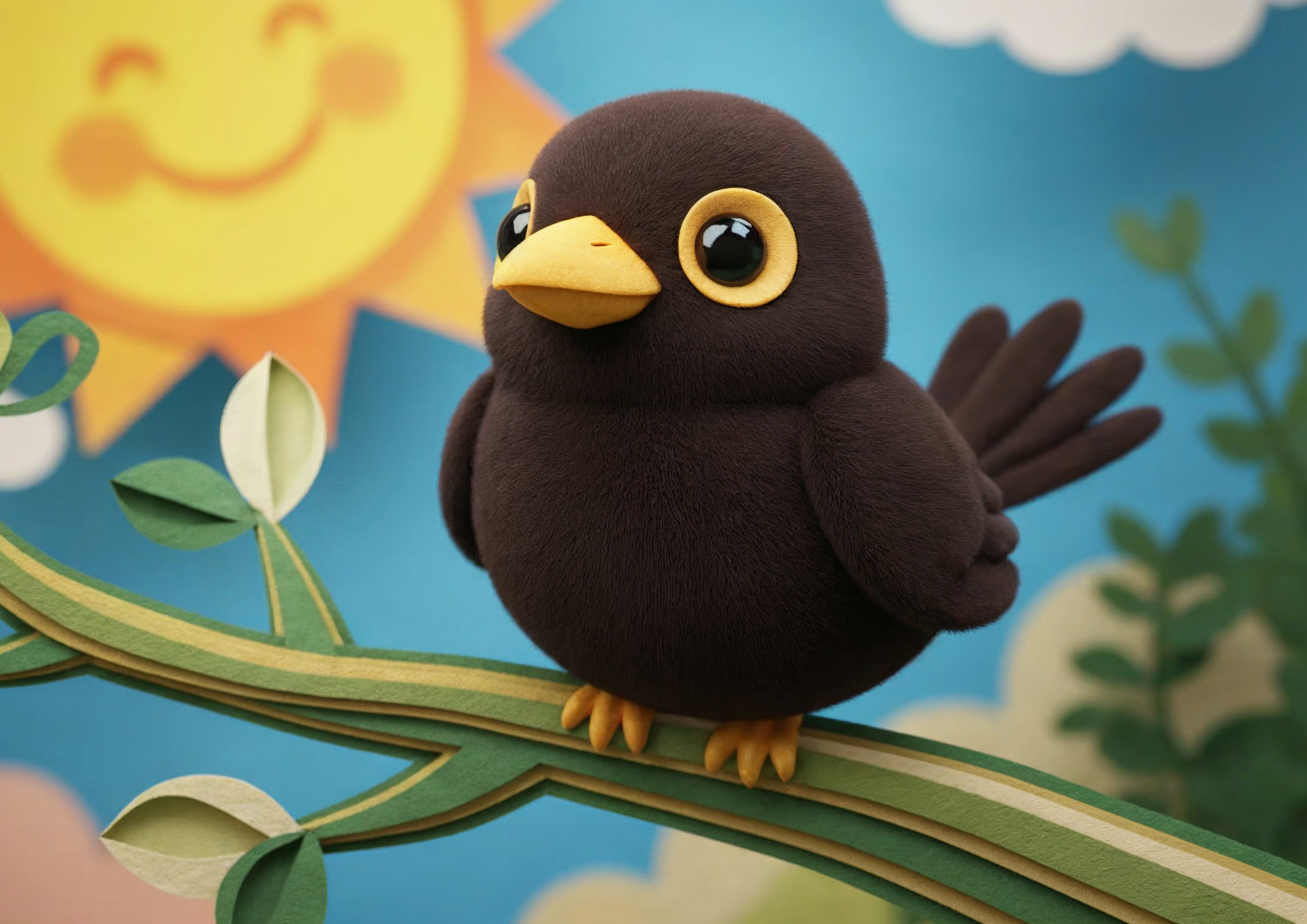 Rigó énekel poszter