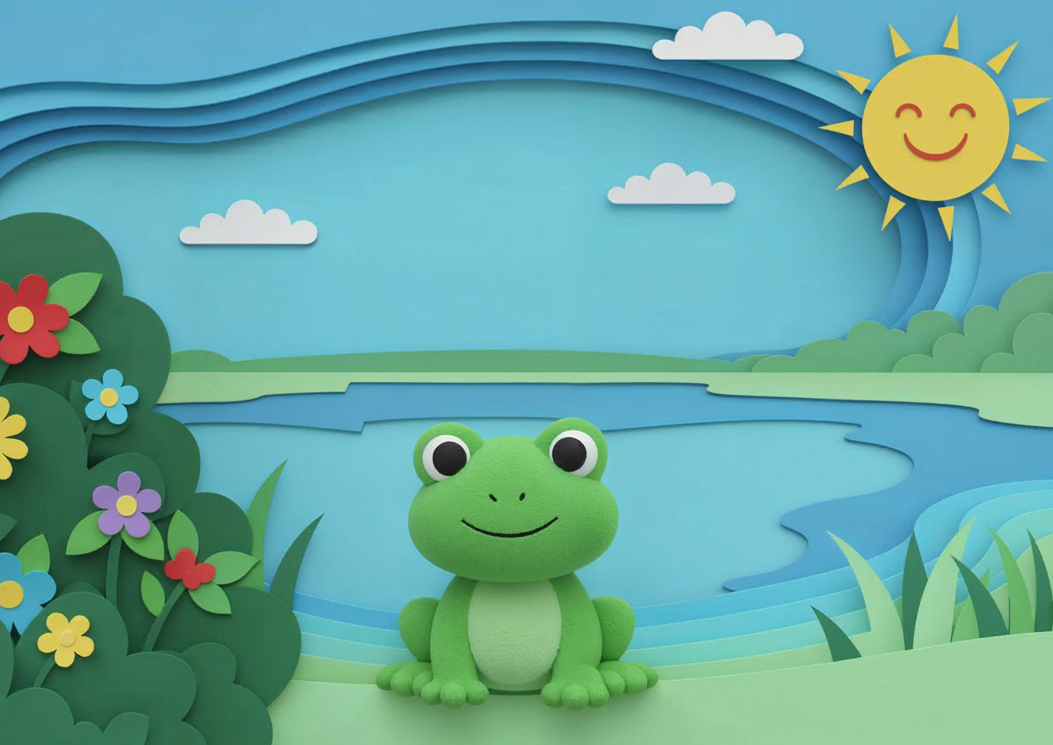 Béka a tóparton poszter