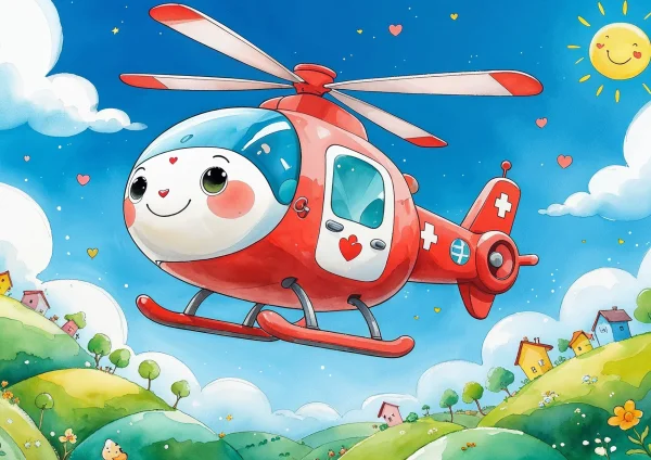 Mentőhelikopter poszter