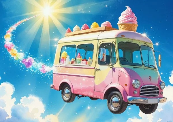 Fagyiskocsi - poszter