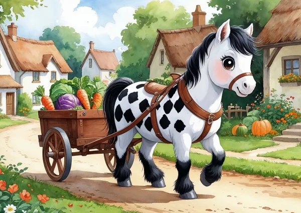 Pepi póni pepita kockás -poszter