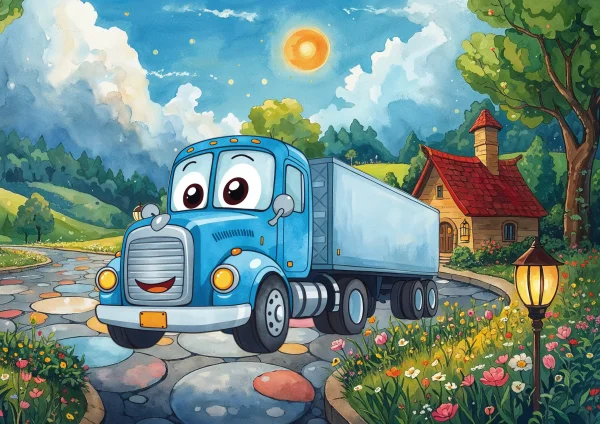 Misi kamion a parkolóban