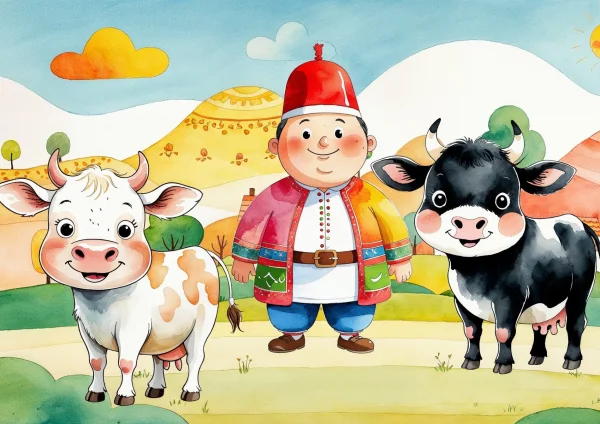 Török és a tehenek - poszter