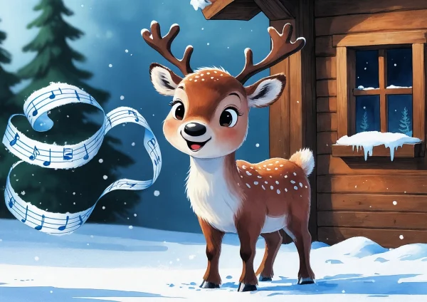 Ágas a rénszarvas poszter