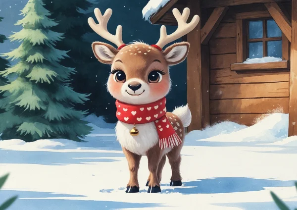 Íjas a rénszarvas poszter