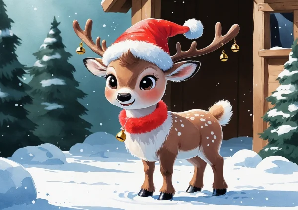 Táncos a rénszarvas poszter