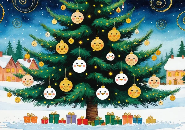 Karácsonyfa poszter