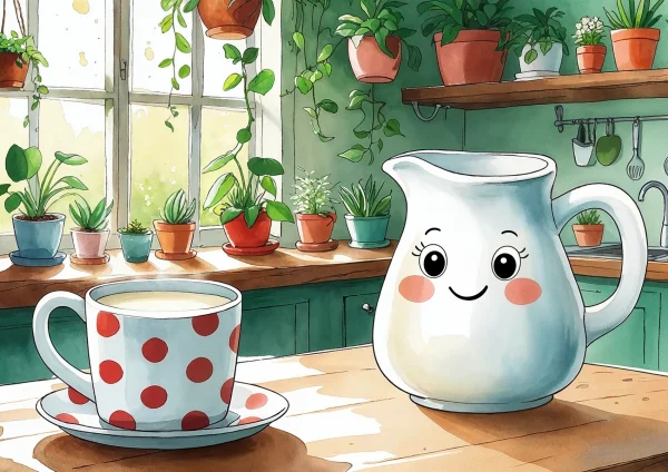 Tejeskancsó és bögre poszter