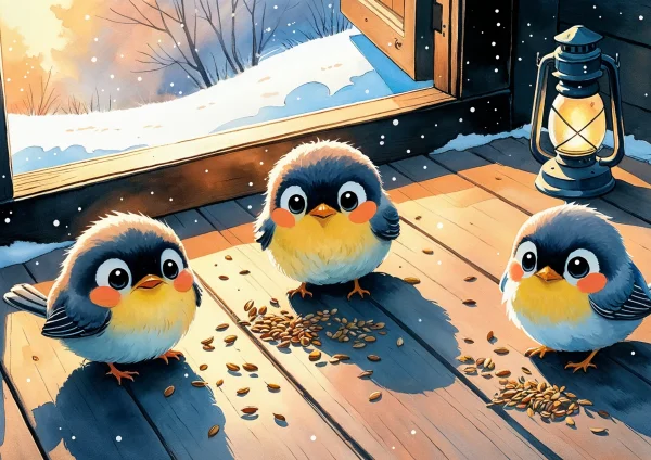 Kismadarak magokat esznek - poszter