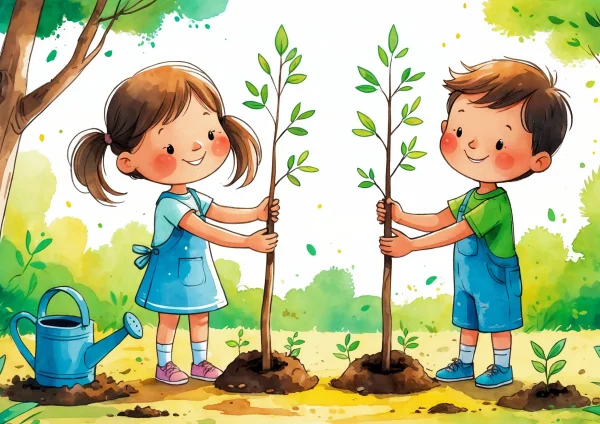 Faültetés - kifestő