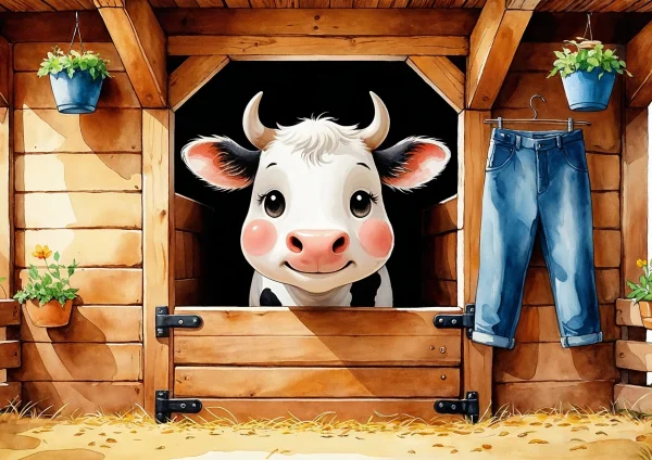 Boci istállóban - poszter