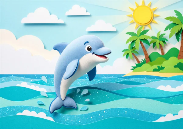 Delfin poszter